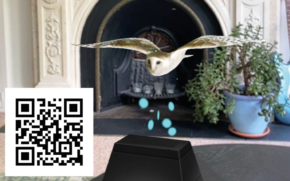 Recreate our experiment in your own home using Augmented Reality with OwlAR! Scan this QR code with your phone to see Lily gliding through gusts for fun. If you are reading on a phone or tablet, you can click here. Freeze the flight at any time to study the position of her wings.
